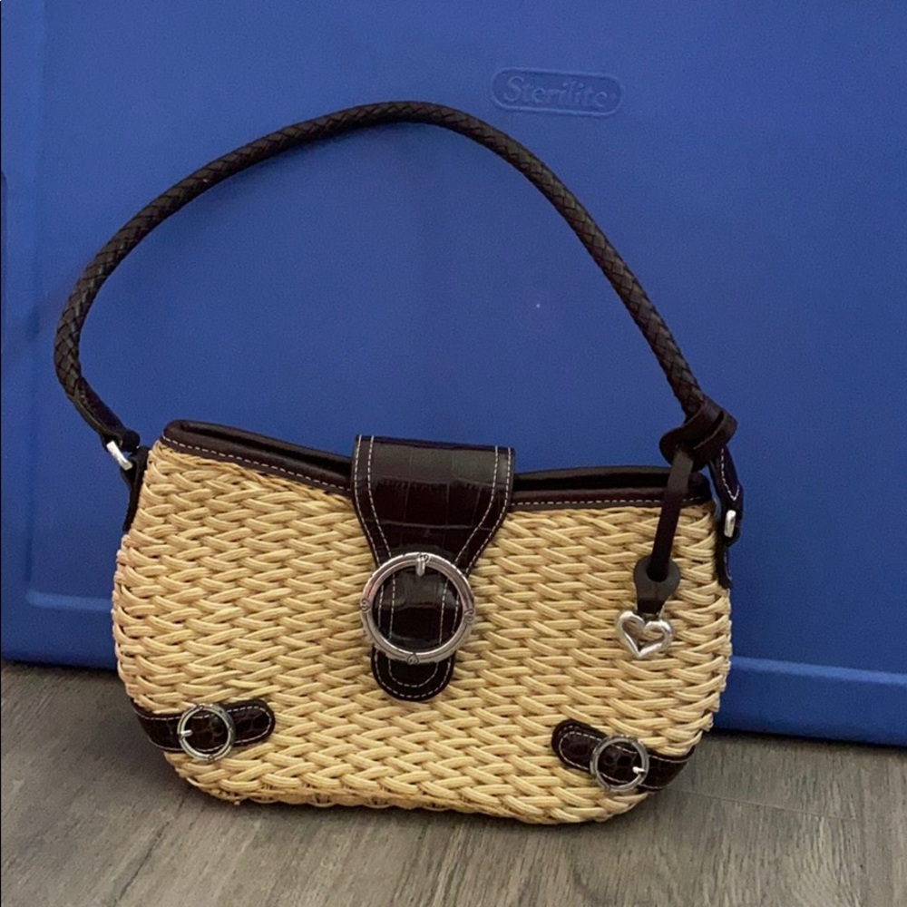 Brighton wicker shoulder bag